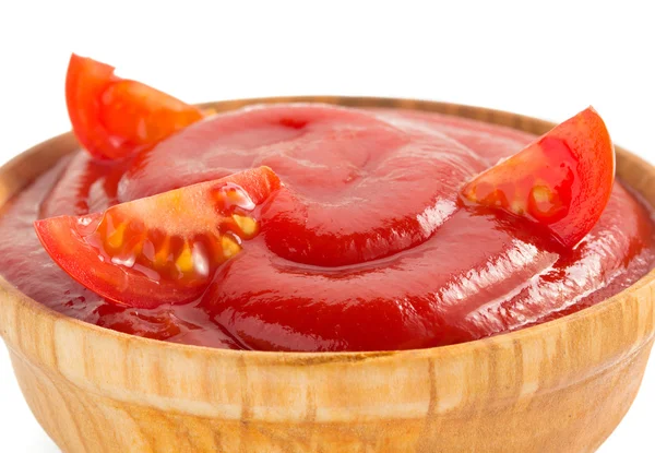 Salsa di pomodoro isolato — Foto Stock