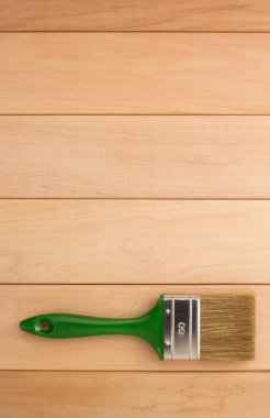 yeşil boya fırçası