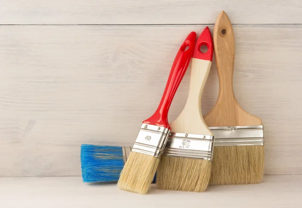 Colorful paint brushes — Stock Photo, Image