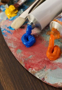 Yağlı boya ve fırça