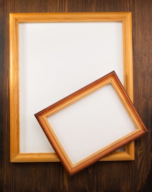 Ahşap üzerine fotoğraf resim çerçeveleri