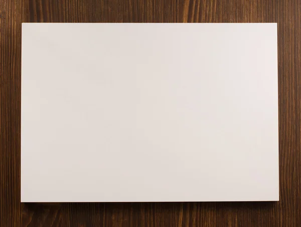 Prázdný prázdný papír — Stock fotografie