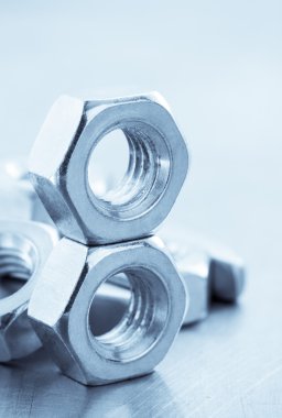 Fındık araçlar metal arka plan