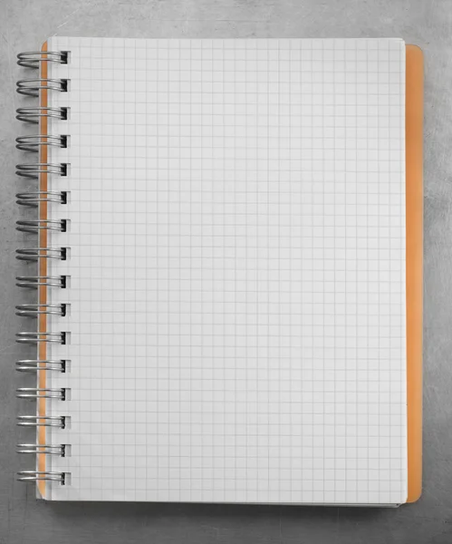 Közeli kép a kockás notebook — Stock Fotó