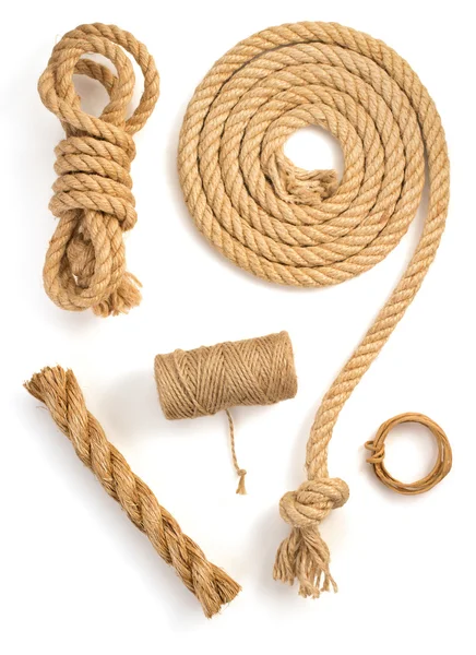 Rolls of twine cord and thread — Stock Photo, Image