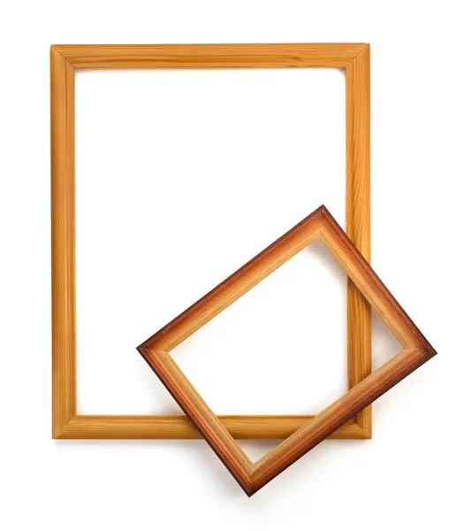 Wooden photo frames — Stock Photo, Image