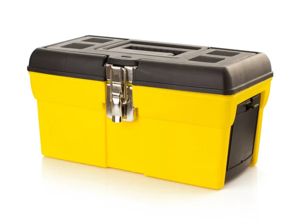 Siyah ve sarı araç kutusu — Stok fotoğraf