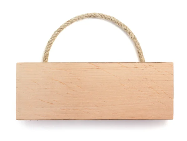 Houten plank geïsoleerd — Stockfoto