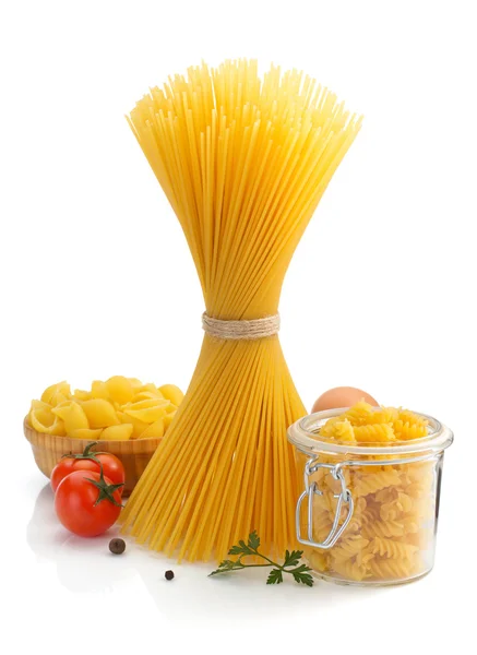 Zutaten für italienische Pasta — Stockfoto