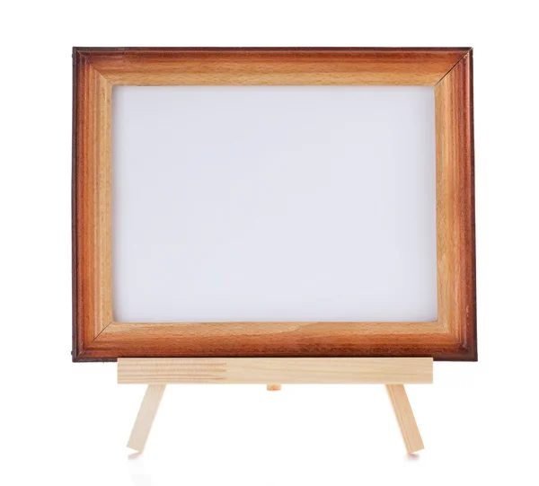 Wooden photo frame — Stock Photo, Image