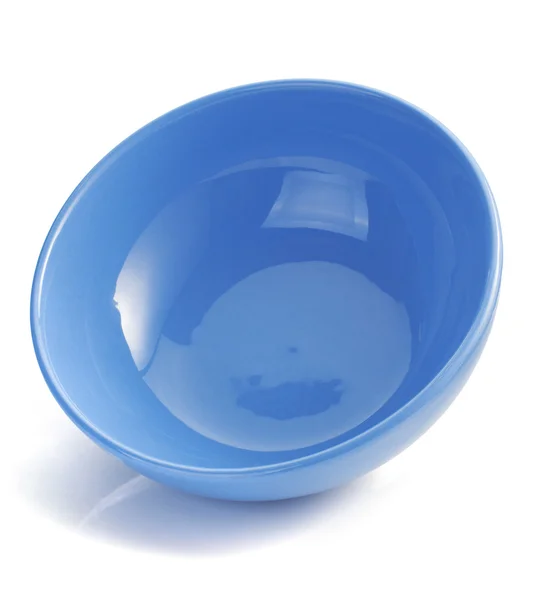 빈 파란색 그릇 — 스톡 사진