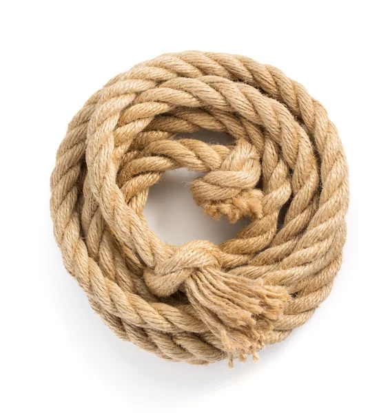 Tied ship rope — Stock Photo, Image