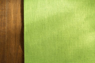 Yeşil kumaş peçete