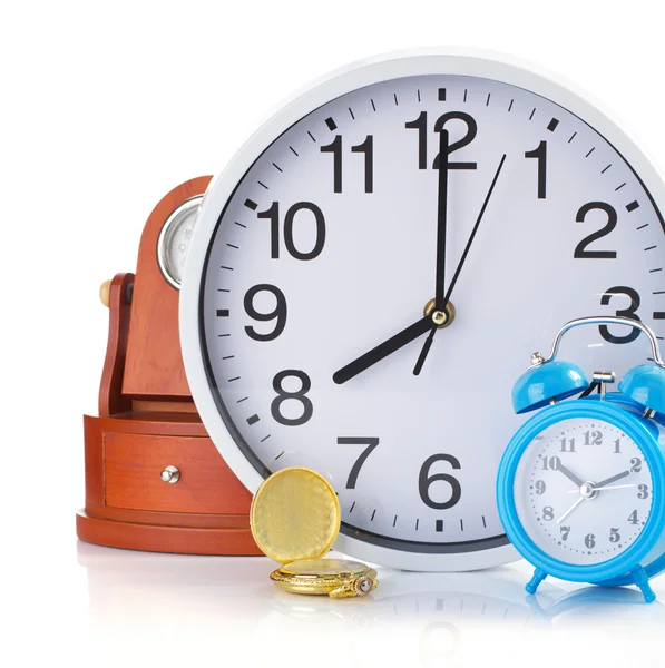 Colorful clocks set — Stock Photo, Image