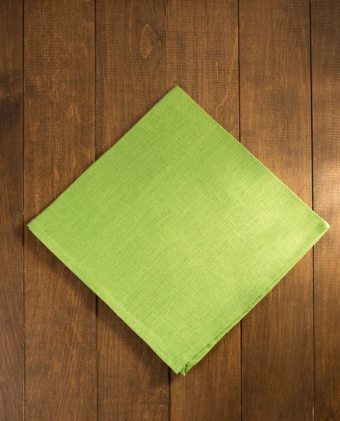 Tovagliolo di tessuto verde — Foto Stock
