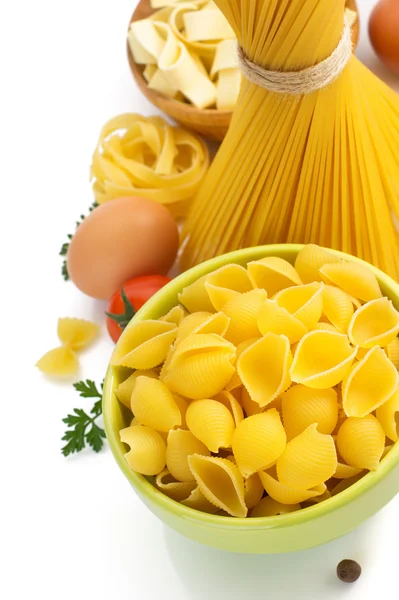 Tasty pasta ingredients — Stock Photo, Image