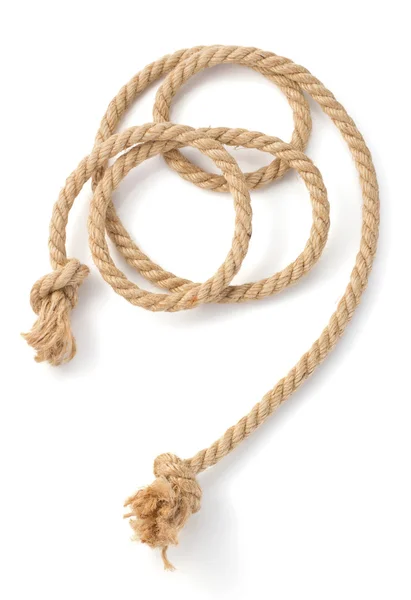 Tied ship rope — Stock Photo, Image