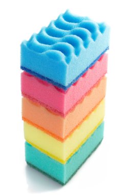 renkli temizlik süngerleri