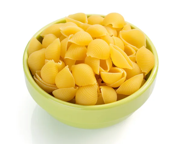Rauwe pasta in kom — Stockfoto