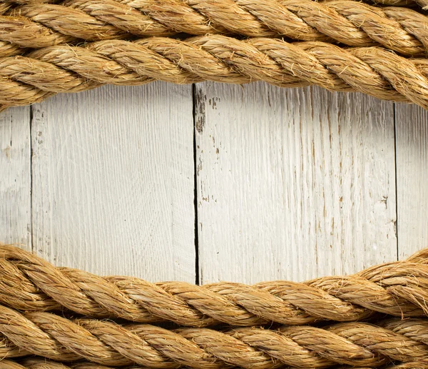 Крупним планом корабельна мотузка — стокове фото