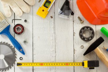 araçları ve aletleri üzerinde ahşap