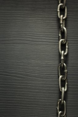 ahşap üzerine metal chan