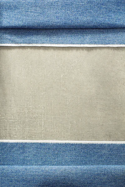 Blue jeans textuur op tafel — Stockfoto