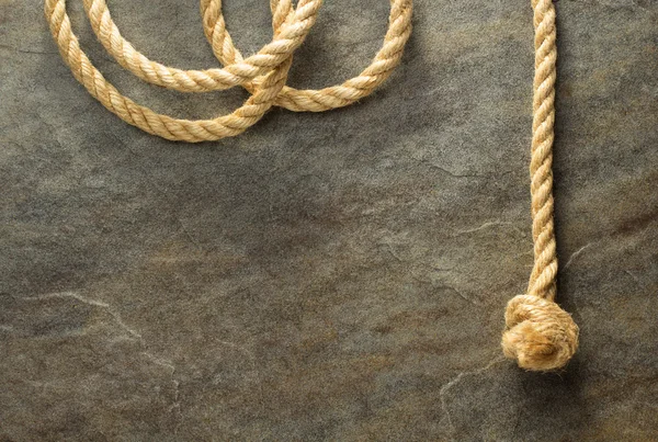 Ship rope at background — Stock Photo, Image