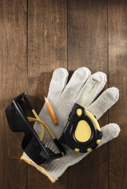 araçları ve aletleri üzerinde ahşap