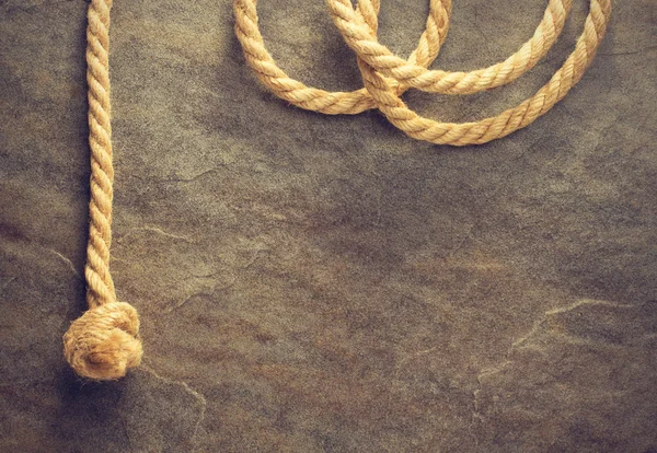 Ship rope at background — Stock Photo, Image