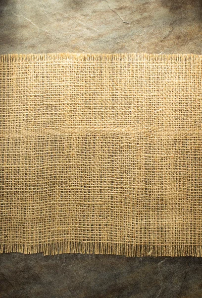 Saqueio hessiano burlap — Fotografia de Stock