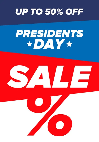 Διαφημιστικό Πανό Για Την Ημέρα Των Προέδρων Ειδικό Πρότυπο Προσφοράς — Διανυσματικό Αρχείο