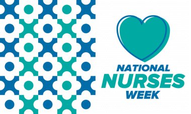 Ulusal Hemşireler Haftası. Teşekkürler hemşireler. Tıbbi ve sağlık hizmetleri konsepti. Virüslere ve hastalıklara karşı savaşanlar. Doktorların şerefine. Amerika 'da yıllık kutlama. Vektör illüstrasyon posteri