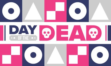 Kasım 'da Ölüler Günü. Ölülerin anısına adanmış bir tatil. Yıllık kutlamaları Meksika ve diğer Latin Amerika ülkelerinde yapın. Meksika ve Hispanik gelenek kalıbı ve kafatası dokusu