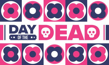 Kasım 'da Ölüler Günü. Ölülerin anısına adanmış bir tatil. Yıllık kutlamaları Meksika ve diğer Latin Amerika ülkelerinde yapın. Meksika ve Hispanik gelenek kalıbı ve kafatası dokusu