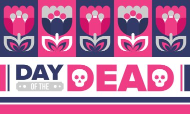 Kasım 'da Ölüler Günü. Ölülerin anısına adanmış bir tatil. Yıllık kutlamaları Meksika ve diğer Latin Amerika ülkelerinde yapın. Meksika ve Hispanik gelenek kalıbı ve kafatası dokusu