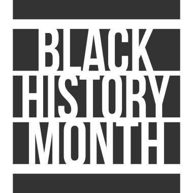 Siyahların Tarihi Ayı. Afrikalı Amerikan Tarihi. Yıllık kutlama. Şubat ve Ekim. Poster, kart, afiş, geçmiş. Vektör illüstrasyonu