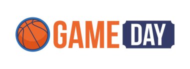 Maç günü. Mart ayında basketbol playoff 'u. Amerika 'da süper spor partisi. Sezon turnuvasının son maçları. Profesyonel takım şampiyonluğu. Basketbol topu. Spor afişi. Vektör