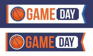 Maç günü. Mart ayında basketbol playoff 'u. Amerika 'da süper spor partisi. Sezon turnuvasının son maçları. Profesyonel takım şampiyonluğu. Basketbol topu. Spor afişi. Vektör