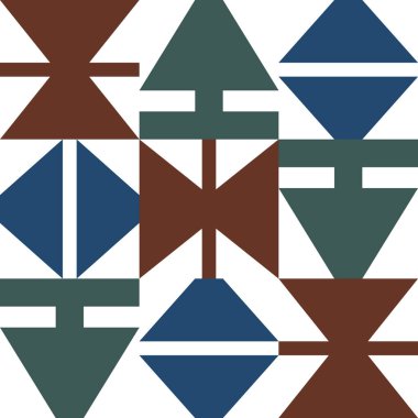 Güzel geometrik arka plan. Farklı şekillerde şekiller. Kabile formu. Çiçekler. Geometrik tasarım. Yaratıcı dokular. Renkli sanat. Modern grafik posteri. Retro renk. Vektör illüstrasyonu