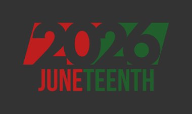 Haziran Bağımsızlık Günü 'nde. Özgürlük ya da Özgürlük Günü. Yıllık Amerikan bayramı, 19 Haziran 'da kutlandı. Afro-Amerikan tarihi ve mirası. Poster, tebrik kartı, afiş ve geçmiş. Vektör