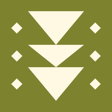 Geleneksel Geometrik Kabile Motifleri ve Sıcak Toprak Tonları ile Etnik Halk Düzeni Arkaplanı. İllüstrasyon sanatı. Vektör