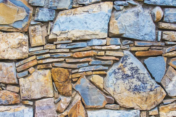 Fundo Alvenaria Parede Diferentes Tipos Pedra — Fotografia de Stock