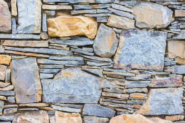 Pozadí Zdiva Stěna Různých Druhů Kamene — Stock fotografie