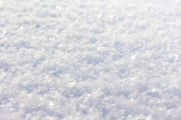 Tekstura Puszystego Śniegu Jest Śnieżna Zima — Zdjęcie stockowe