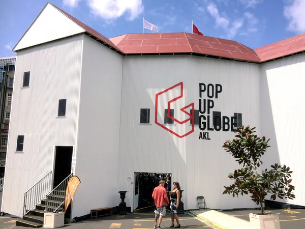 Pop Up Globe theatre i Auckland - Nya Zeeland — Stockfoto