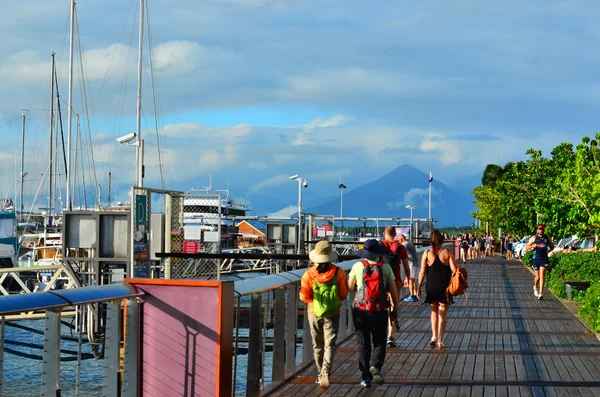 Cairns Marlin Marina em Queensland Austrália — Fotografia de Stock