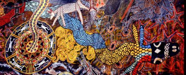 Yerli Avustralya sanat nokta boyama