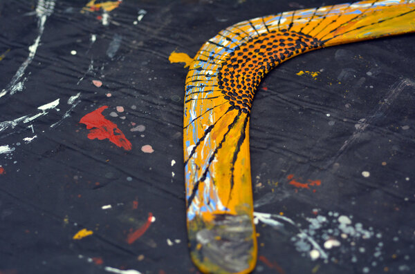 деревянный бумеранг
