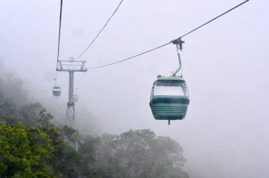 Skyrail yağmur ormanları teleferik Barron Gorge Ulusal Parkı Que yukarıda